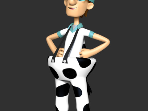 Captain Turbot CowPants Modelo de Impressão 3D