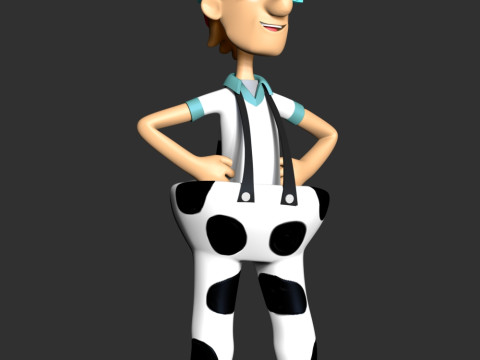 Captain Turbot CowPants Modelo de Impressão 3D