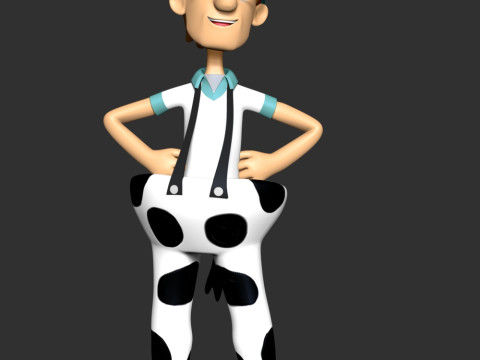 Captain Turbot CowPants Modelo de Impressão 3D