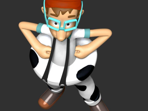 Captain Turbot CowPants 3D Print Model
