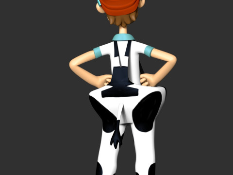 Captain Turbot CowPants Modelo de Impressão 3D