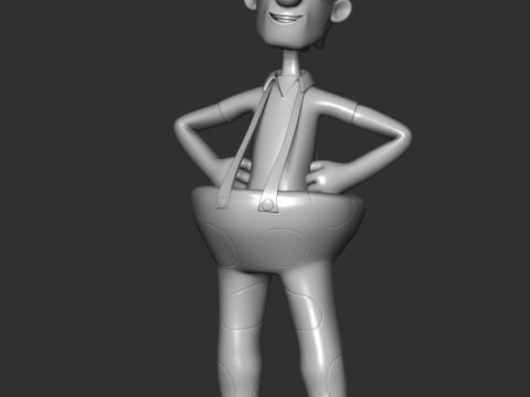 Captain Turbot CowPants Modelo de Impressão 3D