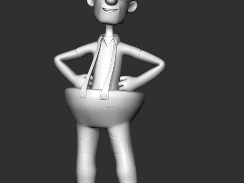 Captain Turbot CowPants Modelo de Impressão 3D