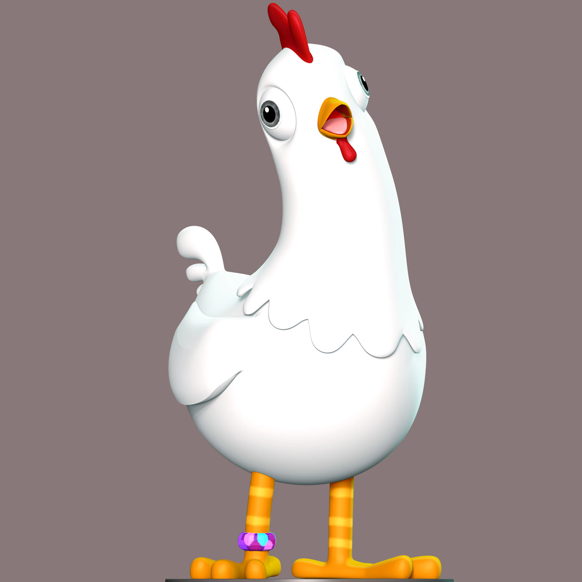Chickaletta - PAW Patrol 3D Print Model .c4d .max .obj .3ds .fbx .stl .blend 