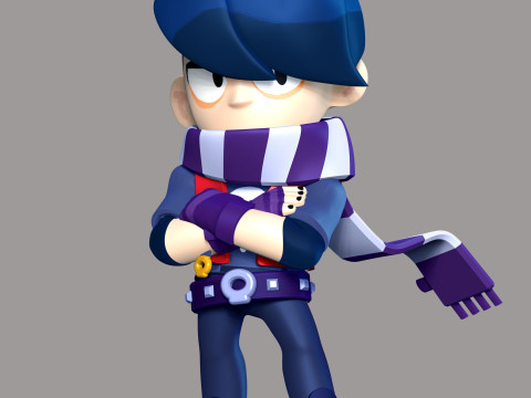 Edgar - Brawl Stars Modèles 3D en vedette