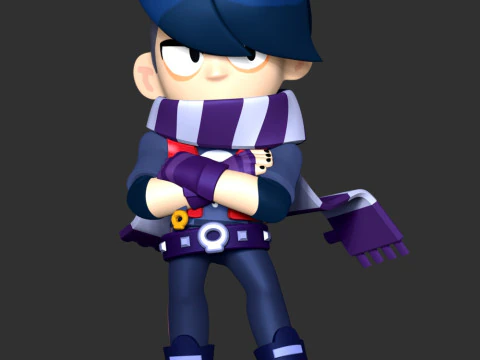 Edgar - Brawl Stars 3D Print Model