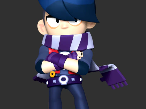 Edgar - Brawl Stars 3D Print Model