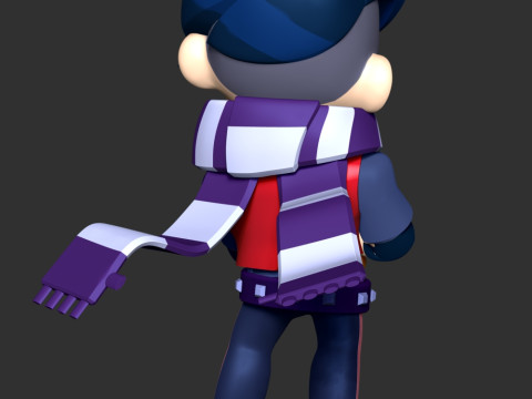 Edgar - Brawl Stars 3D Принт Модель