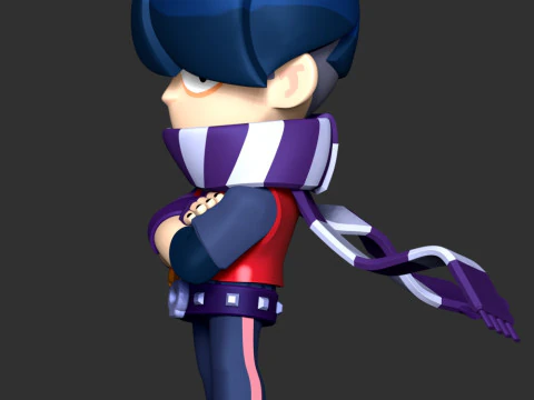 Edgar - Brawl Stars 3D Print Model