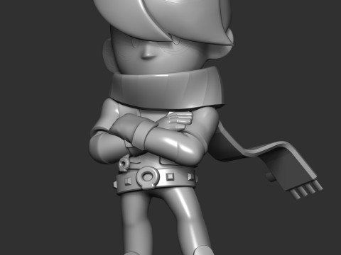 Edgar - Brawl Stars 3D Принт Модель