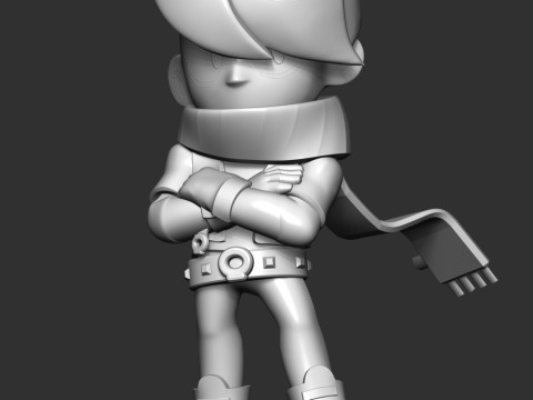 Edgar - Brawl Stars 3D Принт Модель