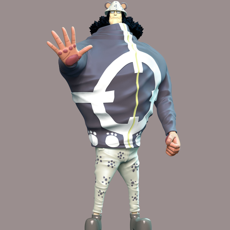 Bartholomew Kuma - One Piece 3D 打印模型 .c4d .max .obj .3ds .fbx .stl .blend 