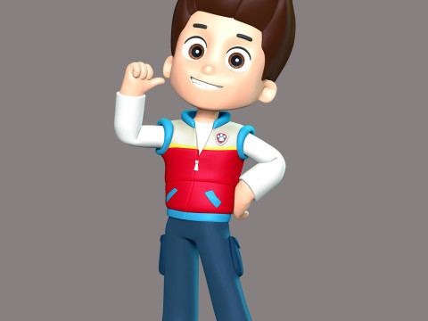 Ryder Paw Patrol Leader 3D Print Model