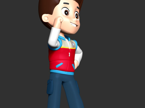 Ryder Paw Patrol Leader 3D Druckmodell