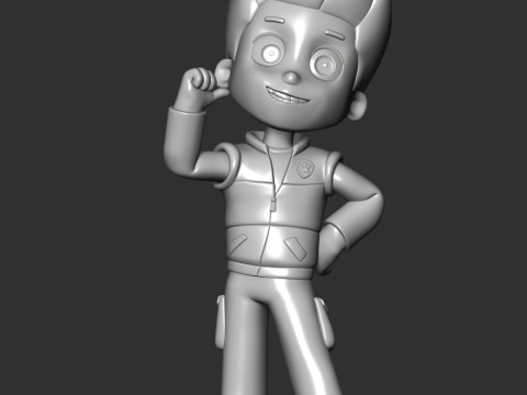 Ryder Paw Patrol Leader 3D Druckmodell