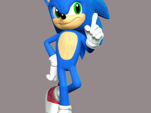 The Sonic 3D Baskı Modeli