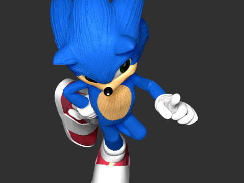 The Sonic Modello di stampa 3D