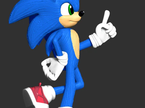 The Sonic 3D Print Model