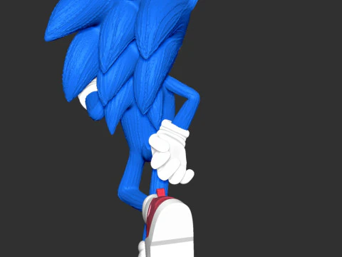 The Sonic 3D Print Model