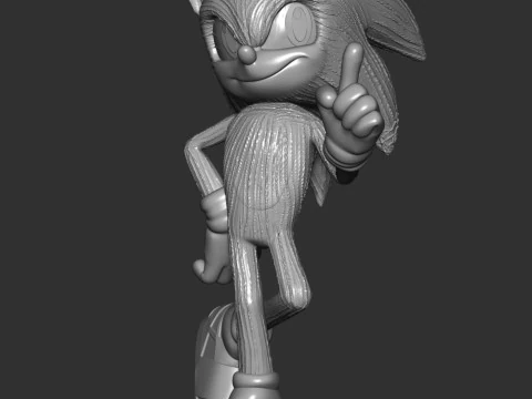 The Sonic 3D Print Model
