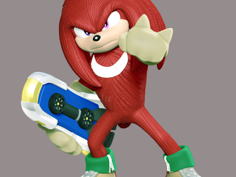 The Knuckles 3Dプリントモデル
