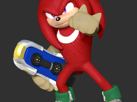The Knuckles 3D Принт Модель
