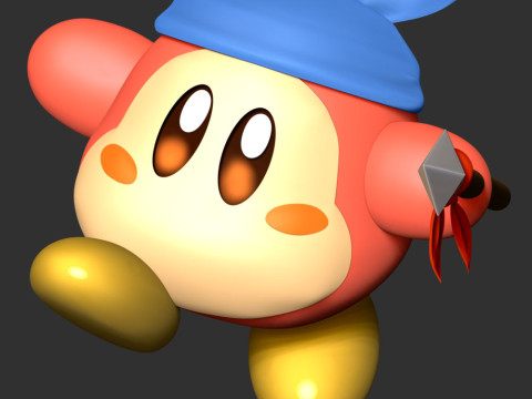 Bandana Waddle Dee - Kirby 3D-printmodel