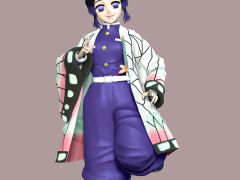 Shinobu Kocho - Kimetsu no Yaiba Modello di stampa 3D