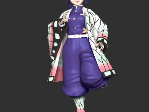 Shinobu Kocho - Kimetsu no Yaiba Modelo de impresión 3D