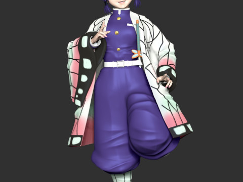 Shinobu Kocho - Kimetsu no Yaiba Modelo de impresión 3D