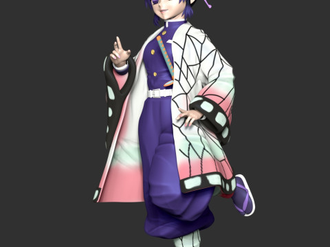 Shinobu Kocho - Kimetsu no Yaiba Modelo de impresión 3D