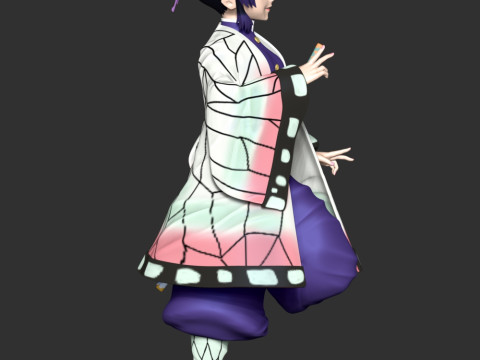 Shinobu Kocho - Kimetsu no Yaiba Modelo de impresión 3D
