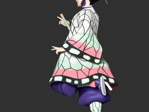 Shinobu Kocho - Kimetsu no Yaiba Modelo de impresión 3D
