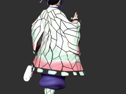 Shinobu Kocho - Kimetsu no Yaiba Modelo de impresión 3D