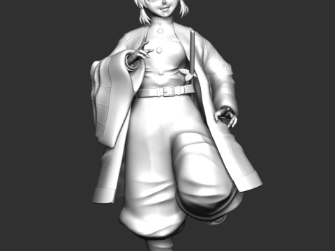 Shinobu Kocho - Kimetsu no Yaiba Modelo de impresión 3D