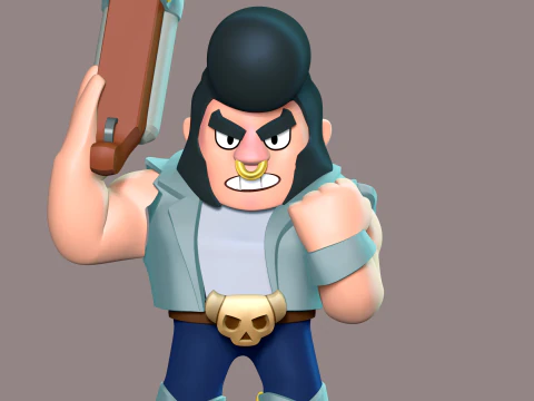 Taureau - Brawl Stars Modèles 3D en vedette