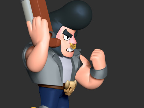 Bull - Brawl Stars Modelo de impresión 3D