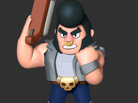 Bull - Brawl Stars 3D Print Model