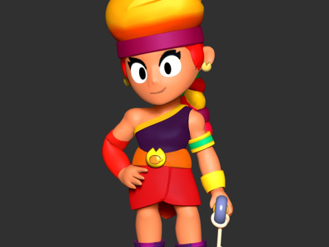 Amber - Brawl Stars Modèles 3D en vedette