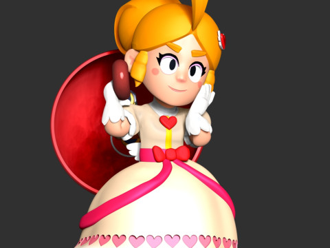 Cupid Piper - Brawl Stars 3D Print Model