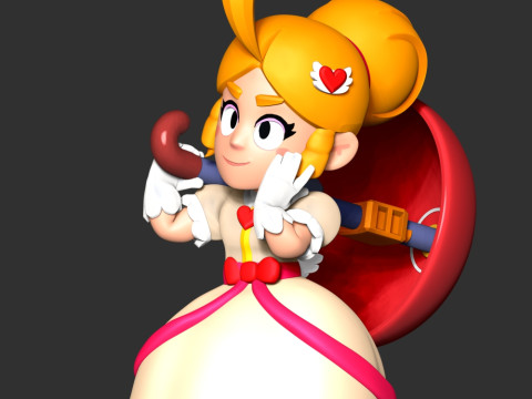 Cupid Piper - Brawl Stars 3D Print Model