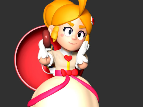 Cupid Piper - Brawl Stars 3D Print Model