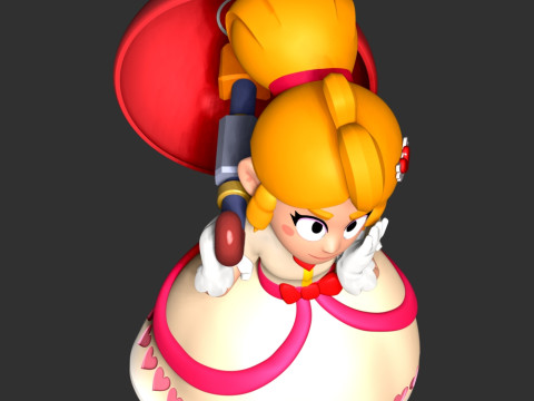 Cupid Piper - Brawl Stars 3D Print Model