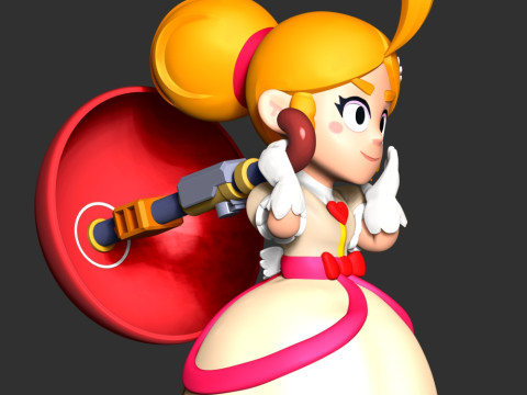 Cupid Piper - Brawl Stars 3D Print Model