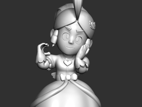 Cupid Piper - Brawl Stars 3D Print Model