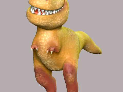 Неш - добрий динозавр 3D Принт Модель