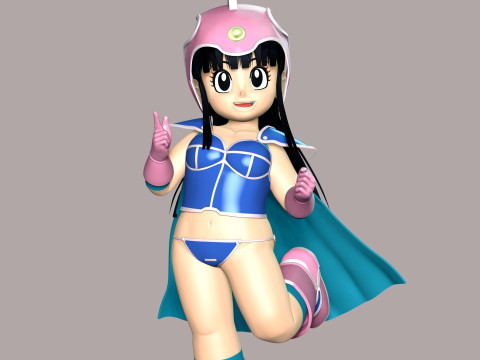 Chi-Chi Kid - Dragon Ball Modèles 3D en vedette