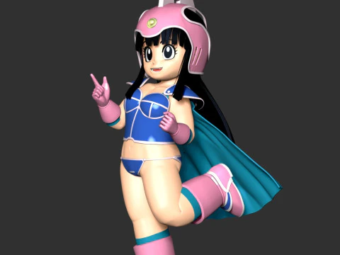 Chi-Chi Kid - Dragon Ball 3D Print Model