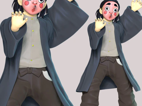 Kozo Kanamori - L'uccisore di demoni Kimetsu no Yaiba Modello di stampa 3D