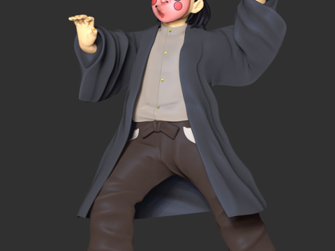 Kozo Kanamori - Demon Slayer Kimetsu no Yaiba 3D Print Model